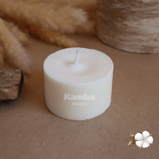 Recharge bougie FLEUR DE COTON 100gr - Kamba bougie