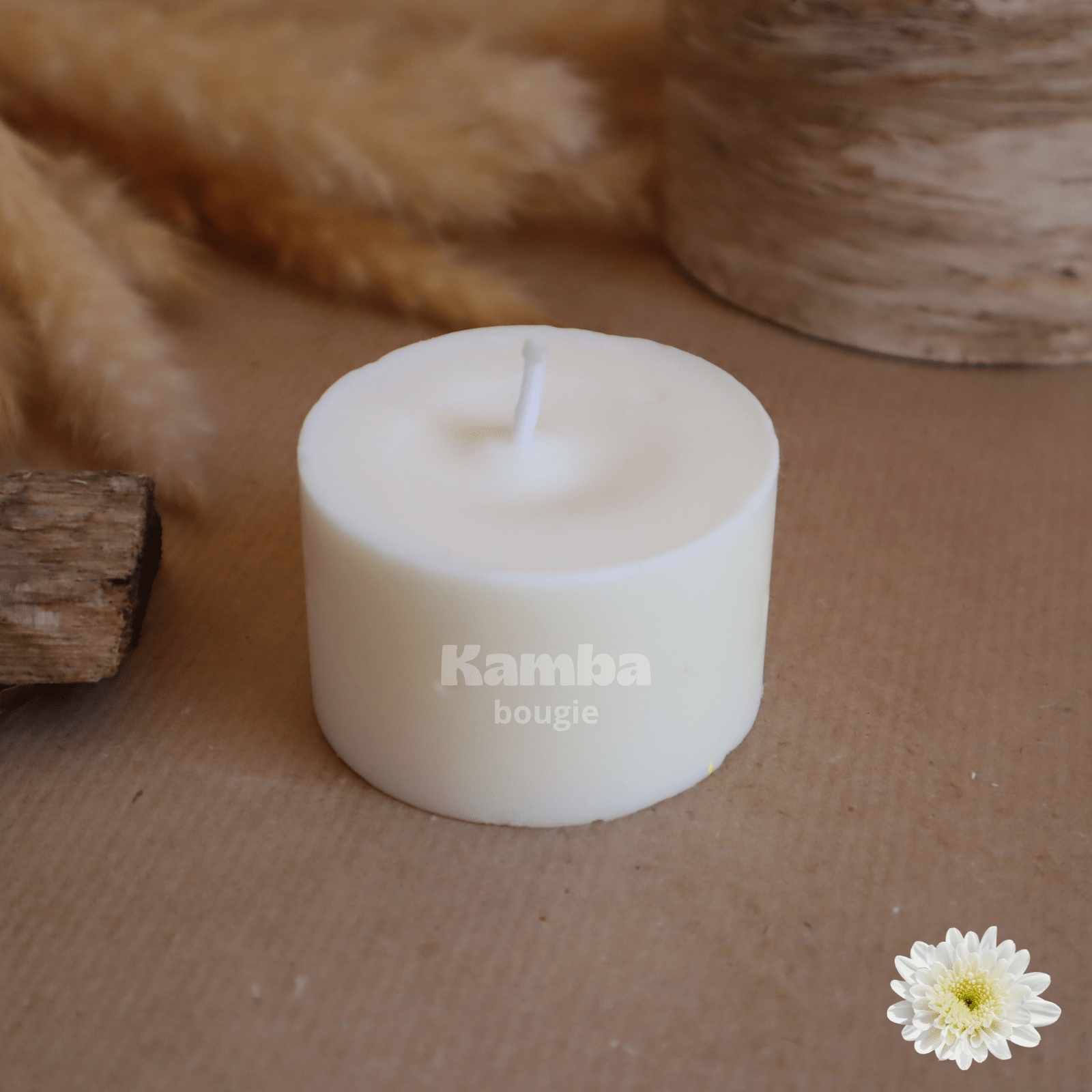 Recharge bougie MUSC BLANC 100gr - Kamba bougie
